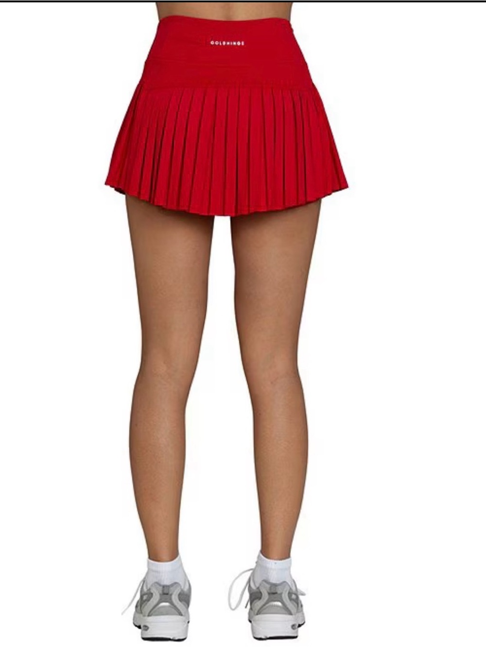 Gold Hinge Red Skirt Brand New No Tags